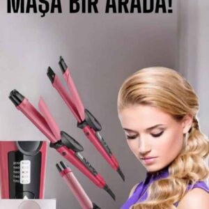 Northcity 5 Isı Seviyeli Saç Düzleştirici ve Maşa - 26mm Seramik Kaplama, Ergonomik Tasarım