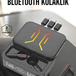 Northcity Kablosuz Bluetooth Kulaklık Powerbankli - Uzun Pil Ömrü ve Yüksek Ses Kalitesi