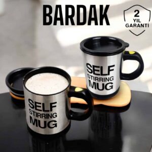 Northcity Self Stirring Mug - Karıştırmalı Mikser Kupa 200ml Otomatik Karıştırıcı