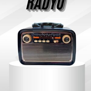 Northcity Bluetooth Müzik Kutusu El Fenerli Nostaljik Tasarım - Kablosuz Radyo ve MP3 Çalar