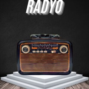 Northcity Vintage Bluetoothlu Nostalji Radyo - Taşınabilir Ahşap Görünümlü