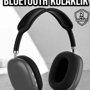Northcity P9 Plus Kablosuz Kulaklık - Bluetooth 5.2 ANC Özellikli Siyah Kulak Üstü