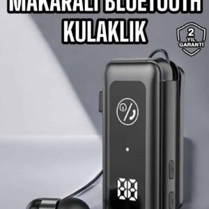 Northcity Kablolu Makaralı Bluetooth Kulaklık - 20 Saat Pil Ömrü, Dijital Şarj Göstergeli