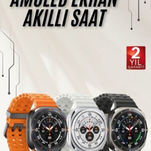Northcity Akıllı Saat - NFC & GPS Destekli Müzik Dinleme, Nabız Ölçer, 100+ Spor Modu
