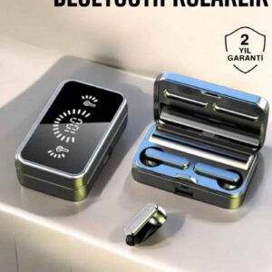 Northcity Aynalı Bluetooth Kulaklık Telefon Standlı Dijital Göstergeli - Süper Bass ve IPX5 Su Dayanıklı 5-6 Günlük Pil