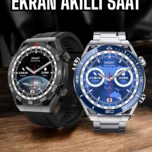 Northcity Akıllı Saat 2024 Model SK4 Ultimate Metal Kordonlu - Bluetooth, 1.45" AMOLED Ekran, Uzun Pil Ömrü