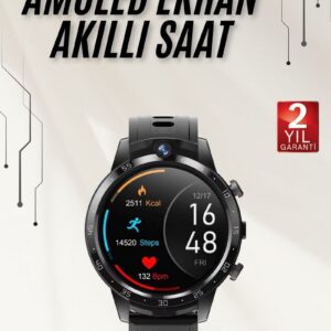 Northcity Yeni Nesil Akıllı Saat - Uzun Pil Ömrü, 1.43 inç AMOLED, Gelişmiş Sağlık Takibi