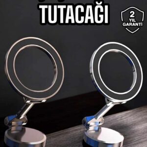 Northcity Katlanabilir Manyetik Araç İçi Telefon Tutucu - Magsafe Uyumluluğu ve Eller Serbest Kullanım