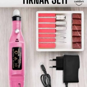 Northcity Elektrikli Tırnak Makinesi - USB Şarjlı Kompakt Manikür Pedikür Seti Nasır Temizleyici