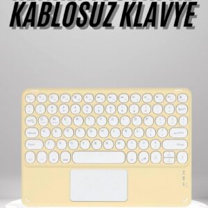 Northcity Touchpad Uyumlu Bluetooth Slim Kablosuz Q Klavye - Kablosuz Yazı Yazma Çözümü