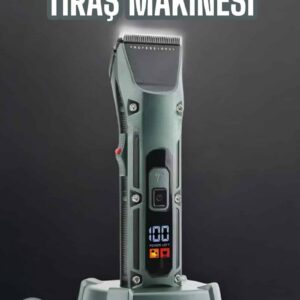 Northcity Uzun Pil Ömrü Şarjlı Tıraş Makinesi - 300 Dakika Kesintisiz Kesim, 3.5 Saat Hızlı Şarj, 220V
