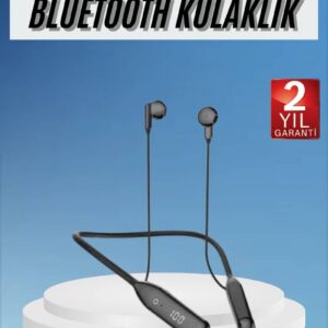 Northcity 100 Saat Kablolu Boyun Askılı Dijital Göstergeli Bluetooth Kulaklık - Bluetooth 5.3, Uzun Pil Ömrü