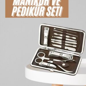 Northcity 12 Parça Çanta Tipi Manikür Pedikür Seti - Tırnak Bakımında Profesyonel Çözüm