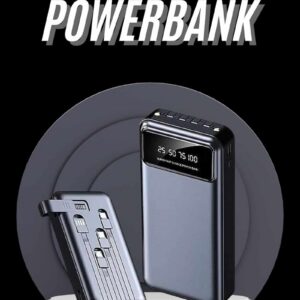 Northcity 20.000 mAh Hızlı Şarj Powerbank - Dijital Göstergeli ve 4 Çıkışlı