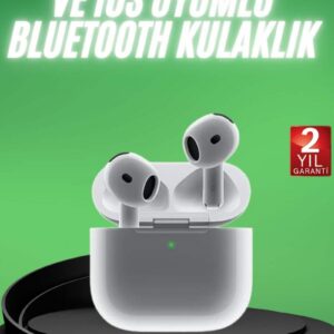Northcity Yeni Nesil Bluetooth Kulaklık - Beyaz, Kablosuz, Çağrı Cevaplayabilen, Uzun Pil Ömrü