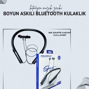 Northcity PG-100 Boyun Askılı Kablosuz Kulaklık – 200 Saat Bekleme Süresi, Bluetooth 5.0, Stereo Ses ve Mikrofonlu