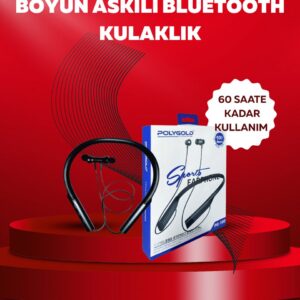 Northcity PG-100 Bluetooth 5.0 Boyun Bantlı Kulaklık – 50 Saat Konuşma Süresi, Type-C Hızlı Şarj