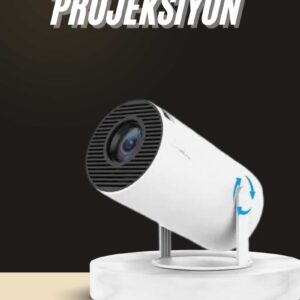 Northcity Taşınabilir Mini Projektör - Android 11.0, 120 ANSI Lümen, 720P, 40-130 inç Ekran
