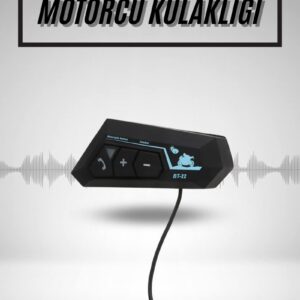 Northcity Yeni Nesil Dinleme ve Konuşma Özellikli Intercom Kask Kulaklığı 5.0 Bluetooth - Motosiklet İçin Su Geçirmez ve Uzun Pil