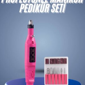 Northcity Profesyonel Manikür Pedikür Seti Törpü Makinesi - Evde Kuaför Kalitesinde Tırnak Bakımı