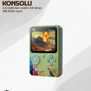 Northcity G5 Taşınabilir Retro Oyun Konsolu - Çocuk ve Yetişkinler İçin En Popüler Retro Oyun Cihazı