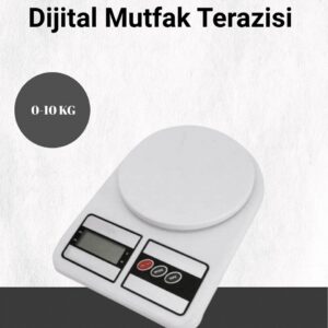 Northcity Dijital Mutfak Tartısı 10 Kg Kapasiteli – 1 Gr Hassas Ölçüm, Profesyonel Tarifler İçin