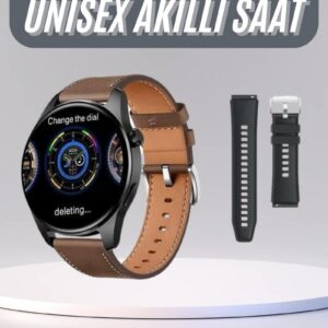 Northcity Yuvarlak Kasa 46mm Akıllı Saat - GPS, Uyku ve Sağlık Takibi, Android & iOS Uyumlu