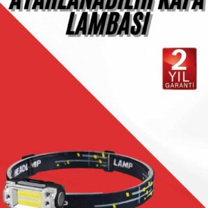 Northcity Sensörlü Kamp Lambası - Ayarlanabilir Kafa Lambası | 6 LED, Şarjlı, Eller Serbest