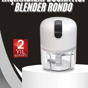 Northcity Mini Doğrayıcı Rondo Blender Taşınabilir USB Şarjlı Kompakt Mutfak Yardımcısı - 250ml Kapasiteli