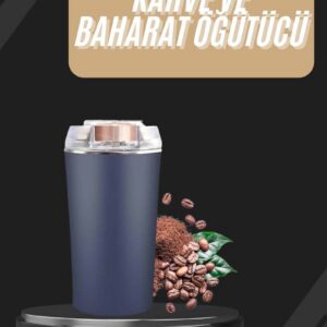 Northcity Dayanıklı Paslanmaz Çelik Kahve ve Baharat Öğütücü – Kolay Kullanım, Tek Tuşla Çalışma