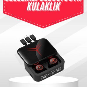 Northcity TWS Powerbank Kutulu Dijital Göstergeli Bluetooth Kulaklık - Kablosuz Kulakiçi, IPX6 Suya Dayanıklı, Şarj Kutusu İle 4-5 Saat Pil