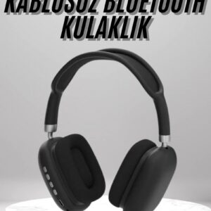 Northcity Kablosuz Bluetooth Kulak Üstü Kulaklık - SD Kart Girişli, BT V5.0, 10m Çalışma Mesafesi