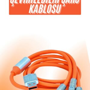 Northcity Hızlı Şarj Kablosu USB Type-C 120W - 180 Derece Döner & iOS Uyumlu
