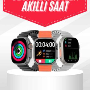 Northcity 3 Kordonlu Akıllı Saat - Android & iOS Uyumluluğu, Uyku ve Sağlık Takibi