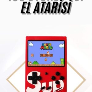 Northcity Çocuklar İçin Taşınabilir Atari Retro 400 Oyunlu Nostaljik El Konsolu