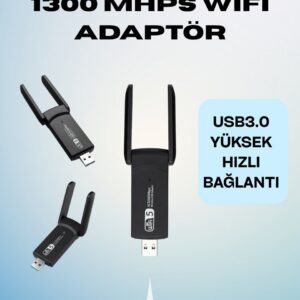 Northcity AC1200 USB WiFi Adaptör - Hızlı ve Kablosuz İnternet Çözümü