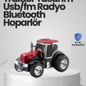 Northcity 12W Güçlü Sesli TWS Destekli Bluetooth Hoparlör - Retro Tasarım, FM Radyo ve LED Işık