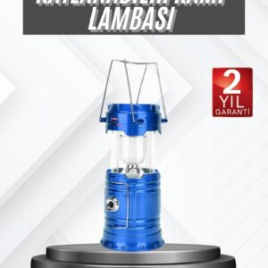 Northcity Güneş Enerjili LED Kamp Lambası – Şarjlı Powerbank ve Kızak Sistemi ile Uzun Ömürlü Aydınlatma