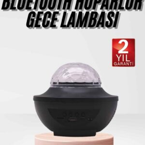 Northcity Çok Renkli Projektör Lamba Disko Topu Gece Lambası Kablosuz Aurora 10 Renk