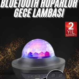 Northcity Dönen Işıklı Disko Topu Projektör Müzik Çalarlı Disco Speaker - Bluetooth 5.2, 10 Renk Rotasyonu, Uzaktan Kumanda