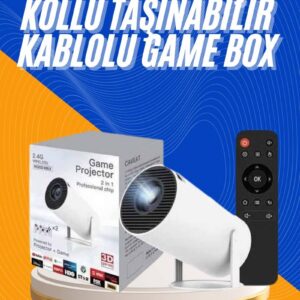 Northcity Projeksiyon Cihazı Video Oyun Konsolu 8 GB Hafıza - 200 ANSI Lümen Taşınabilir Projektör