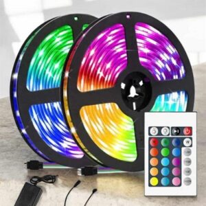 Northcity 10 Metre RGB Işıklı Şarj Edilebilir Şerit LED - Kumandalı Akıllı Aydınlatma