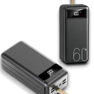 Northcity 60.000 mAh Powerbank - 4 Cihaz Şarj, LED Fener ve Dijital Gösterge