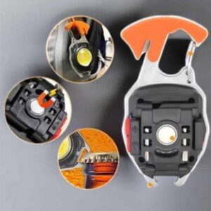 Northcity El Feneri Acil Işık Seti - Çok İşlevli Anahtarlık Feneri | LED, Düdük, Tornavida, USB Şarj