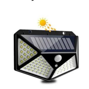 Northcity Solar Sensörlü Duvar Lambası - Parlak Beyaz, Suya Dayanıklı, 100 LED, Hareket Sensörlü