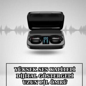 Northcity Kablosuz Bluetooth Kulaklık ve Kordon Hediyeli Akıllı Saat - Nabız Ölçer, Uzun Pil Ömrü, Bluetooth 5.0