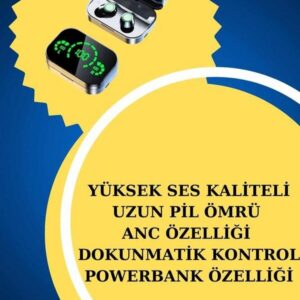 Northcity YD03 TWS Bluetooth Kulaklık ve Akıllı Saat Seti: Uyku Takibi Nabız Ölçer ve Uzun Pil Ömrü