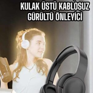 Northcity Kulak Üstü Kablosuz Bluetooth Kulaklık - Gürültü Önleyici ve Uzun Şarj Süreli