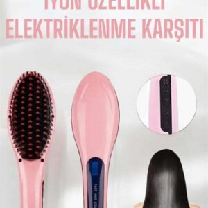 Northcity Fön Etkili Saç Düzleştirici Tarak - 5 Isı Seviyesi, İyon Kontrol, Döner Kablo
