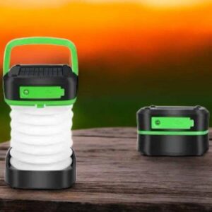 Northcity Katlanabilir 3 Kademeli Solar Fener Görünümlü LED Lamba - 1200 mAh Dokunmatik Şık Aydınlatma